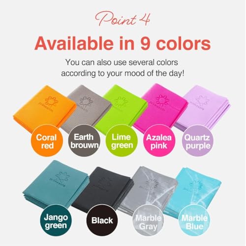 Image of Primasole Folding Yoga Travel Pilates Mat Foldable Easy to Carry to Class Beach Park Tear resistant Travel Picnics 4mm Thick 9 Colors
