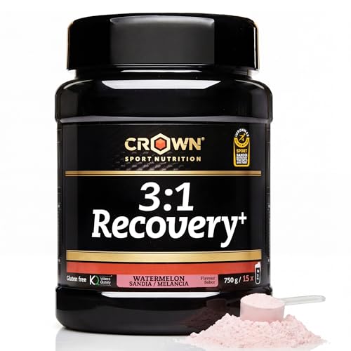 Crown Sport Nutrition 3:1 Recovery+ Sandía | Recuperador Muscular Whey Aislado 750g | Ratio 3:1 L-Leucina L-Glutamina | Informed Sport Sin Alérgenos