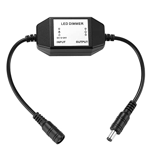 [3 Pack] Keygma Led Strip Light Dimmer, Dc 12V-24V Dimmer Switch For Strip Lights 2835 3528 5050 5630 5730 3014, Single Color #TOP4