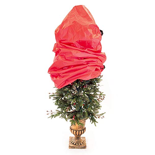 [Upright Topiary Tree Storage Bag] - 4 Foot Christmas Tree Storage Bag for Foyer Style Artificial Trees up to 4 Feet Tall - Keep Your Fake Tree Standing and Assembled with Ornaments | (48