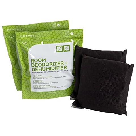 Ever Bamboo Room Deodorizer & Dehumidifier w/All Natural Bamboo Charcoal (2 Pack). Has a sneaky stink come to stay in your room? Show it out with Ever Bamboo! Cover