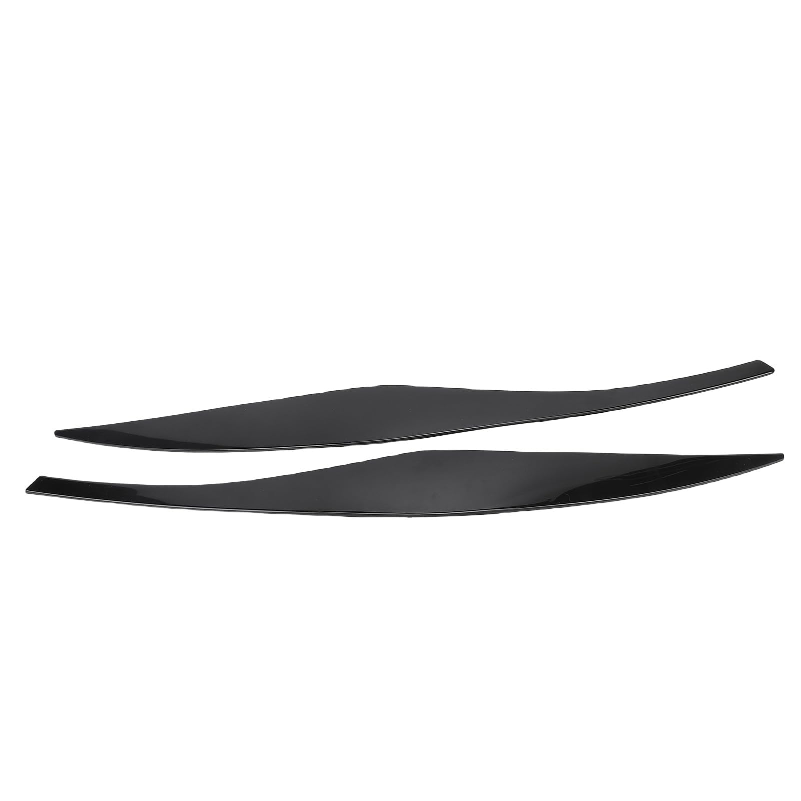 Tira de cejas para faros delanteros (color negro brillante, con decoración elegante, para sedán E90 E91, serie Touring, con protección, fácil instalación