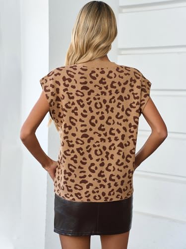 Image of GREAIDEA Womens Sleeveless Sweater Vest Crewneck Cap Sleeve Knit Tops Trendy 2026 Summer Spring Business Casual Shirts