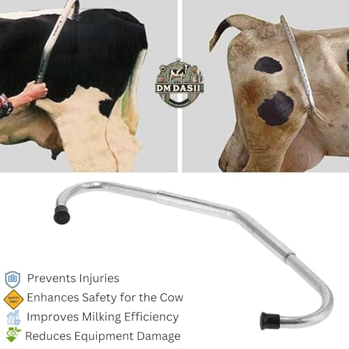 Image of DM DASII Heavy-Duty Anti-Kick Bar for Animals - Livestock & Horse Stall Guard, Durable Steel Protection, Easy Install, Prevents Kicking Injuries - Ideal for Barns, Farms & Stables