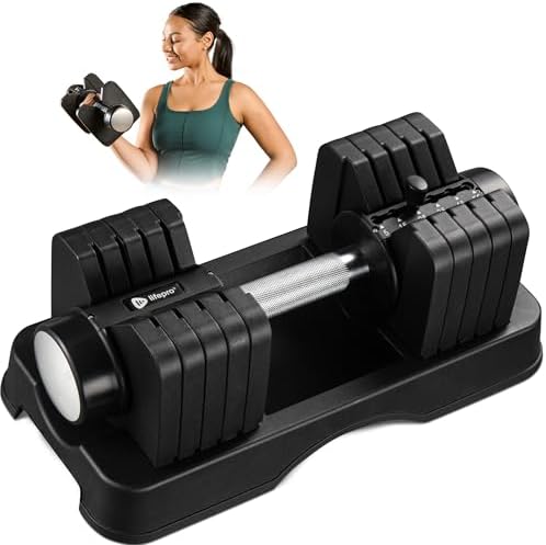 Lifepro Adjustable Dumbbells Set – 15lb, 25lb Pair or 43lb, 55lb ...