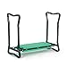 Backyard Expressions Garden Kneeler & Seat – 2-in-1 Garden Stool and Kneeler, Foldable Gardening Bench with Cushioned Pad for Weeding, Planting & Yard Work