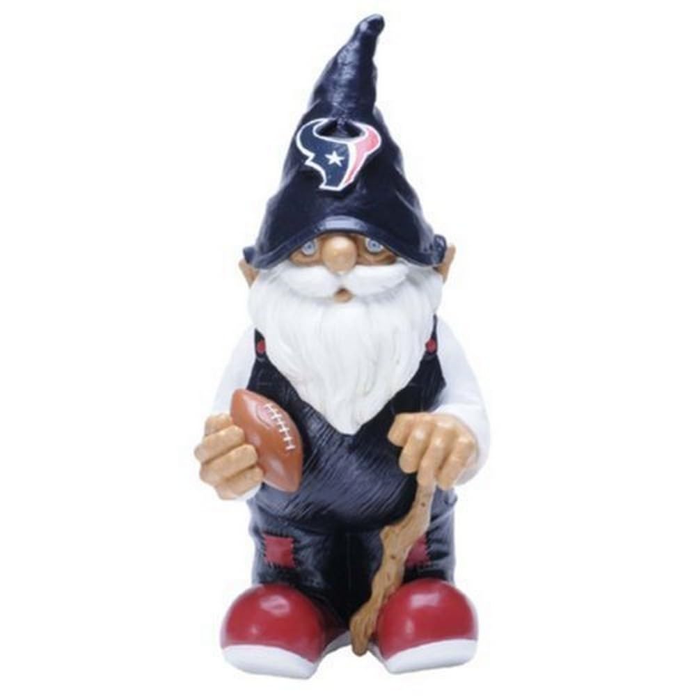 NFL Resin 11.5" Team Logo Outdoor Garden Statue Gnome