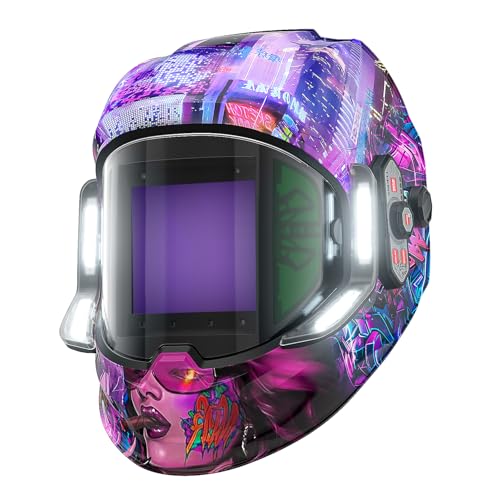 ANDELI Auto Darkening Welding Helmet with Light,with Interna...