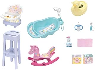 タカラトミー 『 リカちゃん LF-12 みつごのあかちゃん おせわセット 』 着せ替え お人形 おままごと おもちゃ 3歳以上 玩具安全基準合格 STマーク認証 Licca TAKARA TOMY