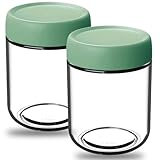 Matériau de qualité : fabriqués à partir de verre épais, ces bocaux sont conçus pour durer..Ils passent également au lave-vaisselle pour un nettoyage facile.