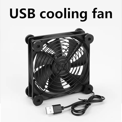 Fahoujs Éventail De Fraîcheur Refroidissement Ordinaire 120 Mm 120 Mm Silencieux pour Routeurs Appareils Réseautage Consoles Jeu Et Équipement Informatique Refroidissement USB Fan – vue 5