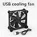 Quiet 120mm USB Laptop Cooling Fan Stand for Routers Networking Devices Gaming Consoles and Computer Equipment Cooling USB Powereds Fan