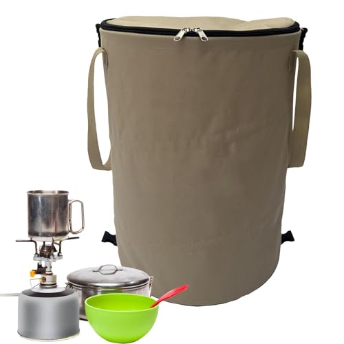 Generisch Faltbarer Camping Mülleimer, 37 L Müllsackständer Für...
