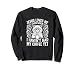 Funny Jesus Loves Me Coffee Cat Christian Humor Sweatshirt