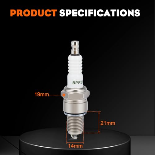 Image of BPR5ES Spark Plug for NGK 7734 Honda 98079-55846 98079-55876 Torch F5RTC 2 Pack
