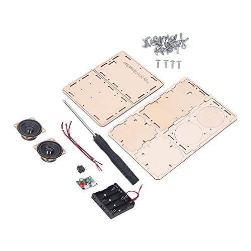 スピーカーボックス, DIY Bluetooth スピーカーキット、 DIY Bluetoothスピーカー BluetoothオーディオモデルDIYキット DIY スピーカーキット木製 DIY 電子キットステレオサラウンド非毒性複合材料瞳孔用