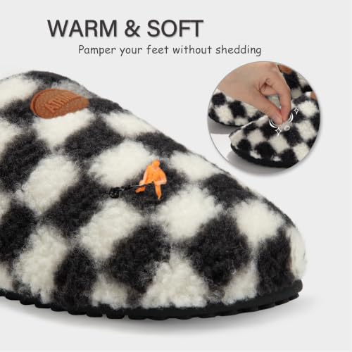 Image of ATHMILE House Slippers for Women Men Indoor Barefoot House Shoes Soft Socks | Furry Slip on Cozy Comfy Flexible Machine Washable Home Bedroom Travel Hospital Yoga Gifts for Mom Grandma