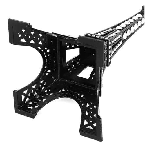 Tour Eiffel noir strass figurine décor bureau modèle miniature 13cm