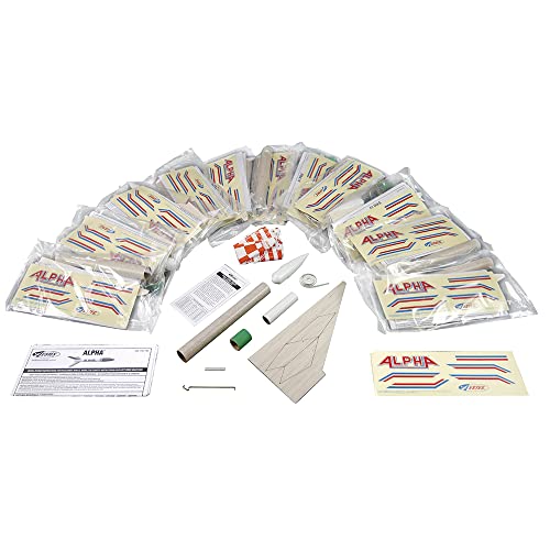 Estes 1756 Alpha Flying Model Rocket Bulk Pack (Pack of 12) Intermediate Level Rocket Kit