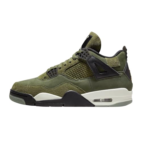 AIR JORDAN 4 Retro Se Craft Mens Shoes Size - 14, Medium Olive/Pale Vanilla