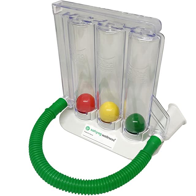 Kitwe Respirometer 3 Ball Lung Exerciser Respiratory Exerciser