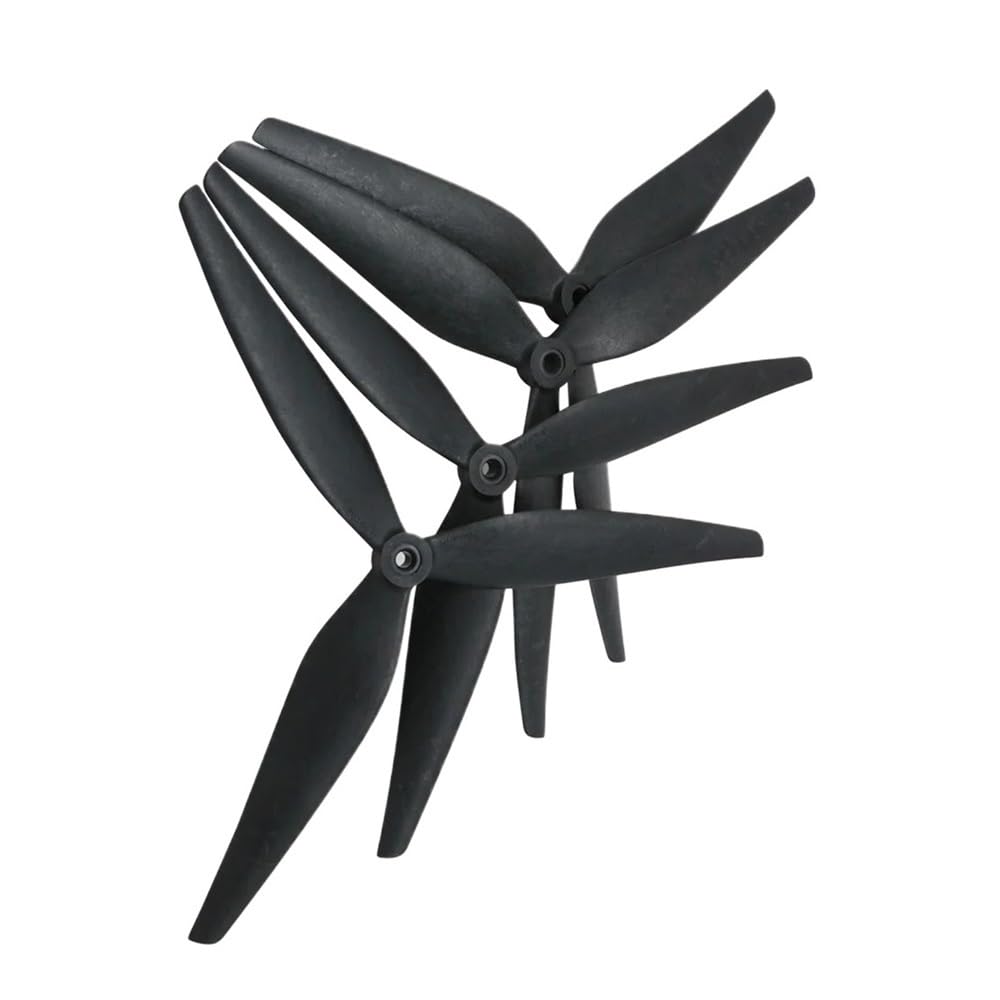 2 Pares De Hélices 10X5X3 9X5X3 1050 9050 10 Pulgadas 9 Pulgadas 3 Hélice De Nailon Reforzado Con Carbono Negro Apta for Rc FPV(10x5x3)