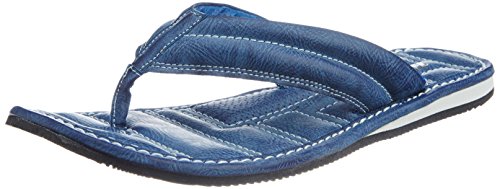 Image of Bata Men's Blue Hawaii House Slippers - 7 UK (8719027)