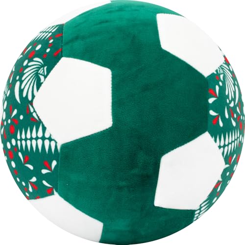 Image of Jazwares FIFA World Cup 2026 Mexico 9-Inch Plush Soccer Ball - Soft, Collectible World Cup Plush Toy - National Team Heritage Design - Ages 3+