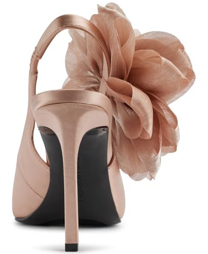 KARL LAGERFELD Women's Savie Evening Fabric Flowers Pump2