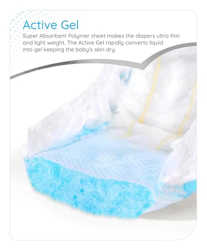 Image of babyhug Pro Bubble Care Premium Pants Style Diaper | Size - Small (S) | 4 to 8 kg - 70 Pieces | Breathable Material | Bubble Layer Technology