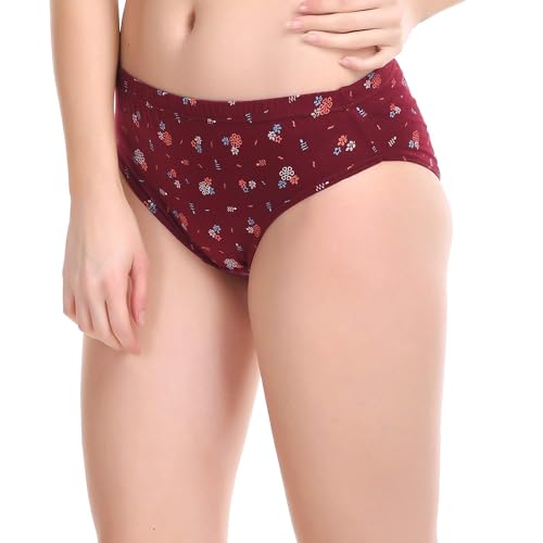 Rupa Women's Cotton Briefs Floral Hipster Panties