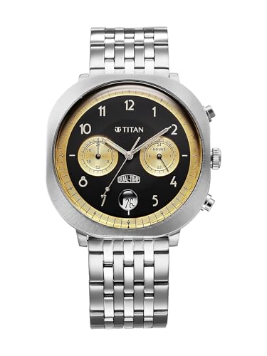 Titan Timeless Treasures Dual Time Black Dial Watch - Image 2