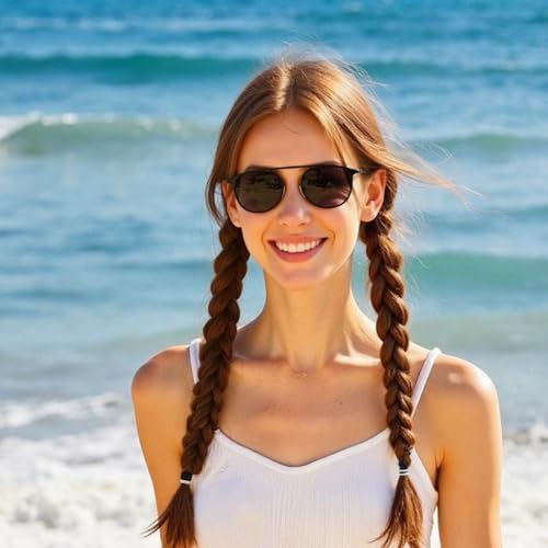 RICH MODE Men women retro sunglasses metal ultra light weight no pressure sunglasses UV protection sunglasses3