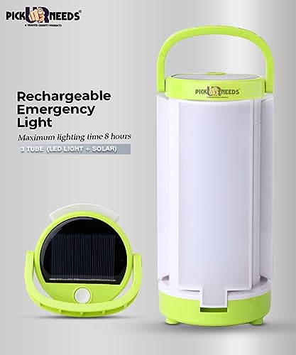 Pick-Ur-Needs-Solar-Rechargeable-Emergency-LED-Foldable-Floor-Lantern-Table-Lamp-Light-Power-Bank-Light-Green