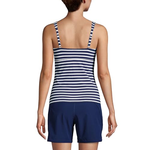 Lands' End Women's Wrap Underwire Tankini Top Swimsuit2