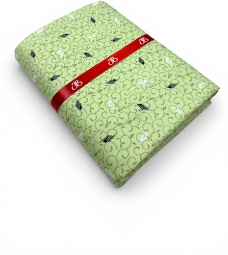 Image of JHABAK'S Unstitched Print Shirt Fabric for Men - Polycotton Material - 2.25Meter Shirt Piece Cloth