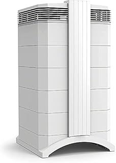 IQAir HealthPro Plus Air Purifier - Medical Grade H14 HyperHEPA filter for home large room up to 1125 sq ft, Air Cleaner for Viruses, Bacteria, Allergens, Asthma Triggers, Smoke, Mold, Pets, Dust, Odor, Swiss Made, White