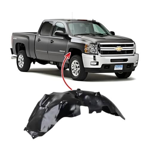 New Front Right Passenger Side Fender Liner For 2011-2013 Chevrolet Pickup Chevy Silverado 2500/3500 Model Made Of Plastic GM1249232