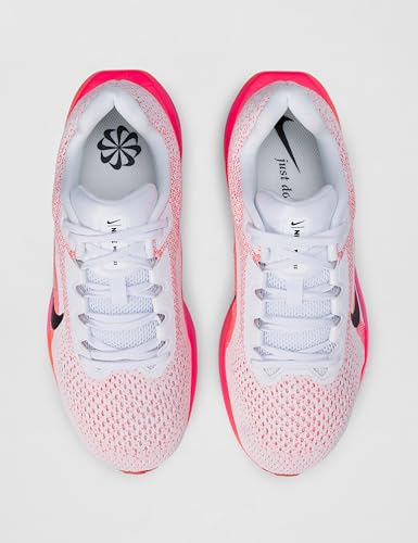 Nike Nike Women's Winflo 11 Road Running Shoes, White/Black-Hyper Pink-Bright Crimson, 8