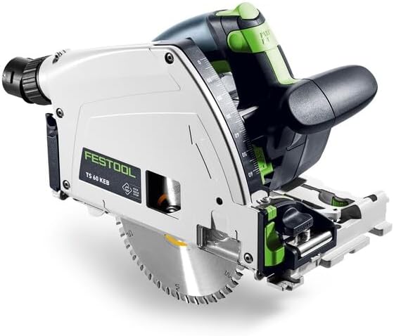 Жакын план view of the Festool TS 60 KEB-F-Plus Plunge-Cut Track Saw