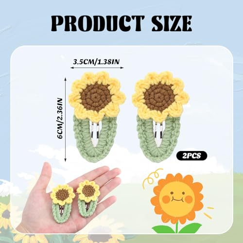 Zuroki 2 Fermagli Capelli Bambina Fatti a Mano