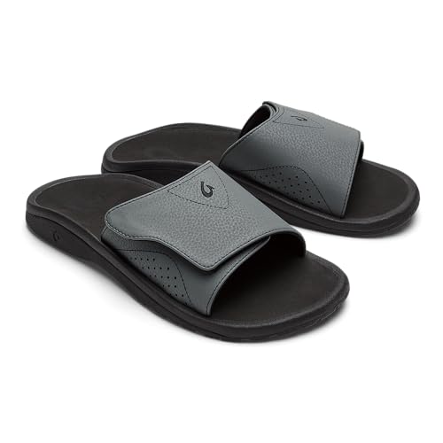 Image of OluKai Nalu Slide Men's Versatile Slide Sandals, Water-Friendly & Adjustable Straps, Lightweight & Durable, All-Day Comfort & Support