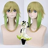Anime Vocaloid Gumi Megpoid Cosplay peluca verde claro sintético 60 cm pelo largo Megpoid Cosplay pelucas Cap One Size Pl-648
