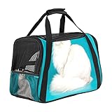 Peso ligero: 0,76 kg. Esta bolsa impermeable y transpirable para mascotas está hecha de material Oxford 600D, lo que le da a tu mascota suficiente oxígeno. Al mismo tiempo, los materiales Oxford resistentes garantizarán tu tiempo de uso y la seguridad de tu mascota.