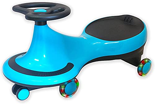 Wiggle Car Ride-On Toy With LED Wheels - No Pedals Or Batteries Needed For Kids 3+ Years