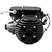 ExGizmo 100cc Bicycle Engine 2-Stroke Gas Motorized Motor Bike Modified Petrol Gas Motor Engine Gasoline Bike Conversion DIY Bicycle Gas Motor (Black)