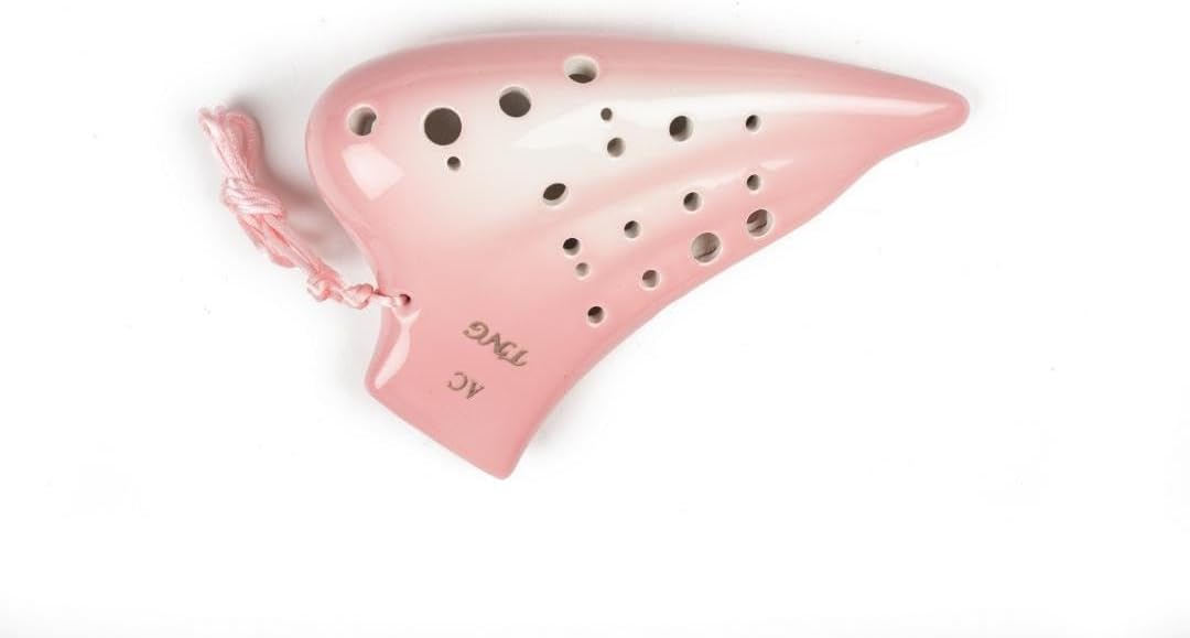 オカリナ】フォーカリンク手描き白磁青花ソプラノC管 オカリナ