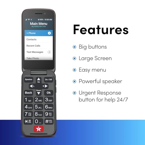 image for LIVELY Jitterbug Flip2 - Flip Cell Phone for Seniors - Not Compatible 