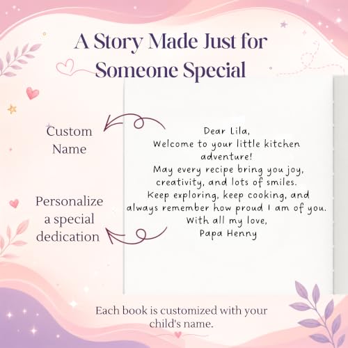 Personalized Little Chef Storybook for Kids, Custom Name & Photo Cooking Book Personalized Baking Story for Boys and Girls, Toddler Birthday Christmas Gift Childhood Keepsake for Little Chefs - Image 5