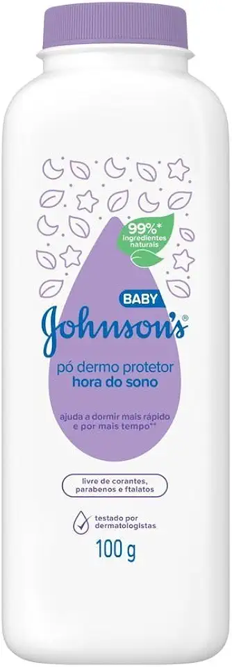 Pó Dermo Protetor JOHNSON'S® Hora do Sono 100 g